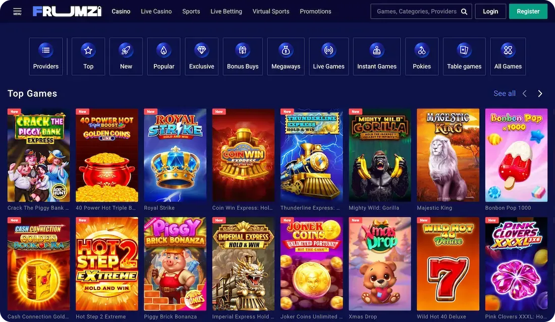 frumzi casino games